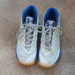 Under Armour Curry 3 Dub Nation Home White Size 7 Y